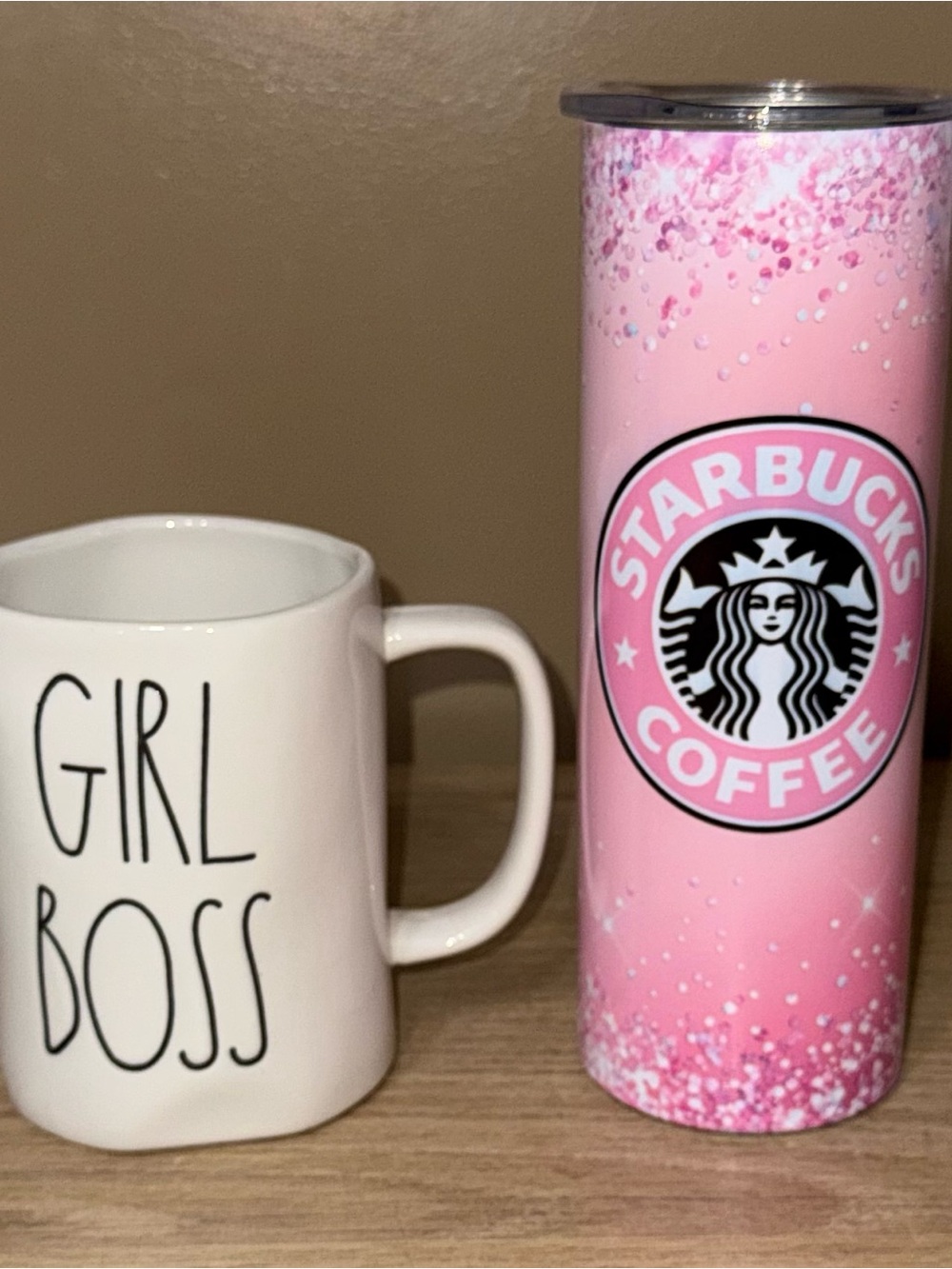 REA DUNN/STARBUCKS Coffee cup & Tumbler.
